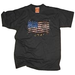T-Shirt USA Flag Retro vintage Style, Gr. S bis 5XL