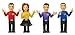 The Wiggles, 4-Figure Pack Set [Anthony, Emma, Lachy, and Simon]