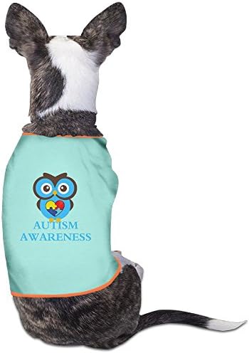 Puppies Clothes - Autism Awareness Cartoon Owl Pet Shirt by whatnumberisp