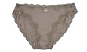 Levusha Fashions Ladies Panties Fine Nylon Spandex With Cross Dye Lace Bikini