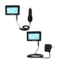 Car and Wall Charger Essential Kit for the Amcor 3900 - uses Gomadic TipExchange Technology
