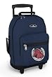 Horse Theme Rolling Backpack Navy Horse design - Wheeled Travel or School Carry-On Travel Bags with Wheels - Best Quality