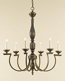 Barcelona Chandelier, Murray Feiss F2393/6ASTB