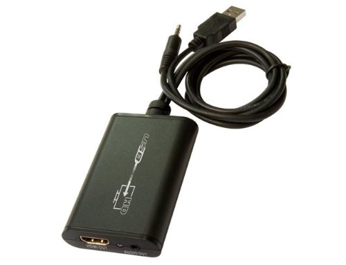 Etekcity USB 2.0 to HDMI DVI Video Converter with 3.5mm Audio Cable 1080P HDTV CRT LCD Projector On Sale