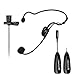 Wireless Microphone System,KIMAFUN 2.4G Wireless Microphone Transmitter/Receiver Set with Headset /Lavalier Lapel Mics, Ideal for Teaching, Weddings,Presentations,School Play,G102