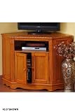 Corner Tv Cabinet 38"w Antique Oak