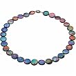 Freshwater Black Cultured Coin Pearl Fashion Necklace