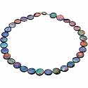 Freshwater Black Cultured Coin Pearl Fashion Necklace