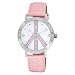 Love Peace and Hope Midsize LPE123 Time for Peace Pink Crystal Accented Watch