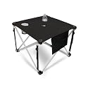 Ultra Lightweight Premium Folding Aluminum Camping Table with Cup Holders and Umbrella Hole!