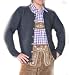 ISAR TRACHTEN JANKER STRICKJACKE TRACHTENJACKE HUBERT GRAU,Gr. 58