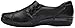 Clarks Women's Evianna Mix Flat, Black Tumbled Leather, 8 M US