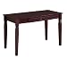 Elegant Solid Wood Desk - Walnut Brown