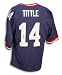 Autographed Y.A. Tittle New York Giants Throwback Blue Jersey