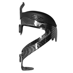 BV Bicycle Aluminum Plate Reinforced Rim Water Bottle Cage, Carbon Pattern