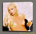 PARIS HILTON ON CANVAS 24X24X1.5"