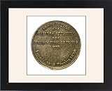 Framed Prints of Medal commemorating the Army and Navy Under-Officers Association; reverse from National Maritime Museum