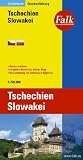 Falk L&auml;nderkarte Tschechien / Slowakei 1:750 000 - Falk