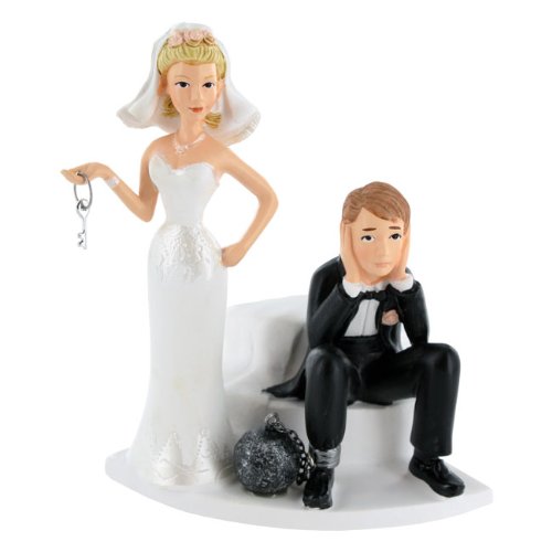 41RYth6c21L Wilton Ball and Chain Humorous Cake Topper