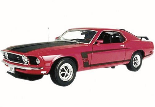 CARS & CO 327 0182 - Welly Ford Mustang 69er Boss Coupe, rot Preisvergleich