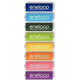 SANYO NEW eneloop tones 充電式ニッケル水素電池(単3形8色カラーパック) HR-3UTGA-8TN【輸出用】