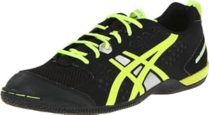 ASICS Men's Gel-Fortius TR Cross-training Shoe,Black/Flash Yellow/Silver,10.5 M US