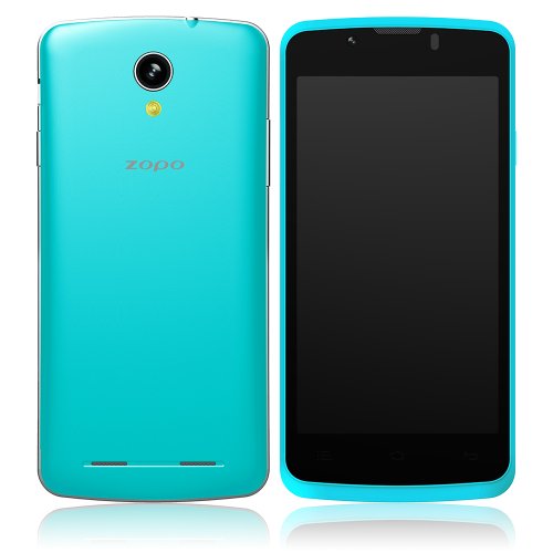 ZOPO ZP580 MTK6572 1.3GHz Dual Core Android 4.2 3G Smart Phone 4.5 inch (960 x 540) TFT Capacitive Touch Screen RAM 512MB ROM 4GB 5.0MP Rear Camera 2.0MP Front Camera 2 Sim Slot GPS (Blue)