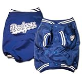 Los Angeles Dodgers Baseball Dog Puppy Pet Dugout Jacket Coat SMALL Officially Licensed MLB