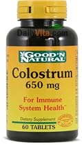 Colostrum 60 Tab, 650 Mg - Good'n Natural