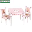 Raggedy Ann & Andy Collection Table and Chairs Set by Guidecraft