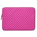 13.3-14 Inch Laptop/Tablet Sleeve, Evecase Diamond Foam Splash Shock Resistant Neoprene Sleeve Bag for for Notebook Chromebook, Ultrabook - Hot Pink