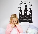 Jumbo Chalkboard Castle Removable Wall Decal Sticker