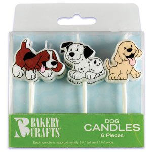6 pc Puppy Dog Cake Candles 6 pc Puppy Dog Cake Candles