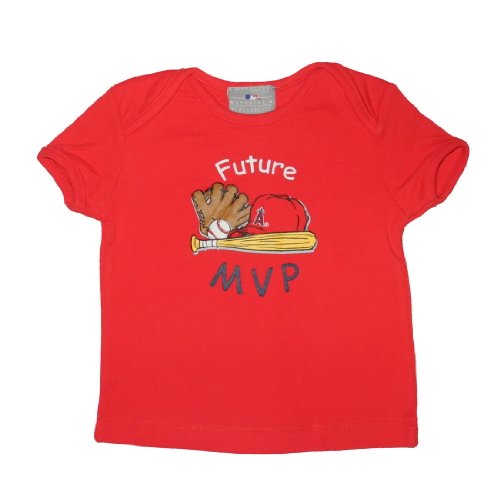 Infant / Baby MLB Los Angeles Angels My First Tee T-Shirt - Red (Size: 18)