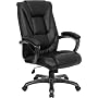 Black Leather Office Chair [GO-7194B-BK-GG]