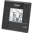 Oregon Scientific RAR381-BK Wireless Indoor/Outdoor Thermometer with Digital Clock, Black