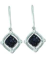 0.22CTW BLACK DIAMOND FASHION EARRING