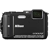 Nikon COOLPIX AW130 Waterproof Digital Camera with Built-In Wi-Fi (Black)