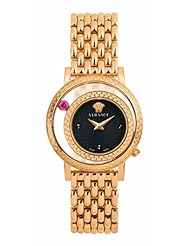 Versace Womens VDA040014 Venus Analog Display Quartz Gold Watch