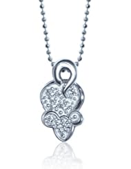 Alex Woo "Little Signs Animals" White Mouse Pendant Necklace
