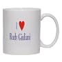 I love/Heart Rudy Giuliani Mug for Coffee / Hot Beverage (choice of sizes and colors)