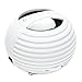 XBOOM Mini Portable Capsule Speaker with Rechargeable Battery and Enhanced Bass+ Resonator - White