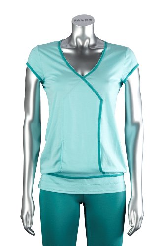 FALKE Damen Yoga/Fitness T-Shirt \'Korba\', lagoon, M Preisvergleich
