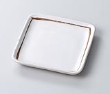 粉引ライン中型銘々皿　5個組 【美濃焼　和皿】