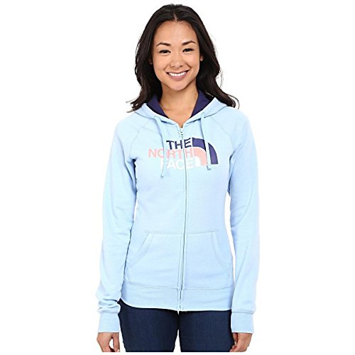 ノースフェイス アウター パーカ＆スウェット Half Dome Full Zip Hoodie Powder Blu [並行輸入品]
