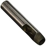 uxcell　中空孔パンチ　皮ポンチ　ハトメ　カッターツール　時計バンド　パンチングツール　グレー　金属　16×103mm;