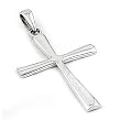Large Plain Cross Pendant