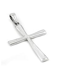 Large Plain Cross Pendant