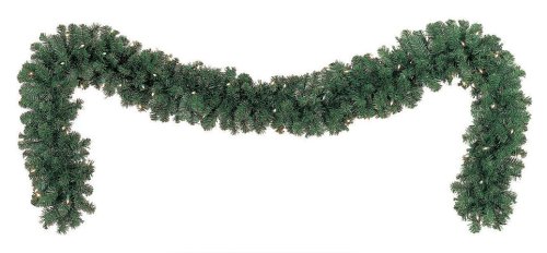 Bethlehem Lights 7-1/2-Foot Regal Christmas Garland Pre-Lit with Multi LED Mini Lights