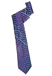 Terrace Woven Tie in navy, purple